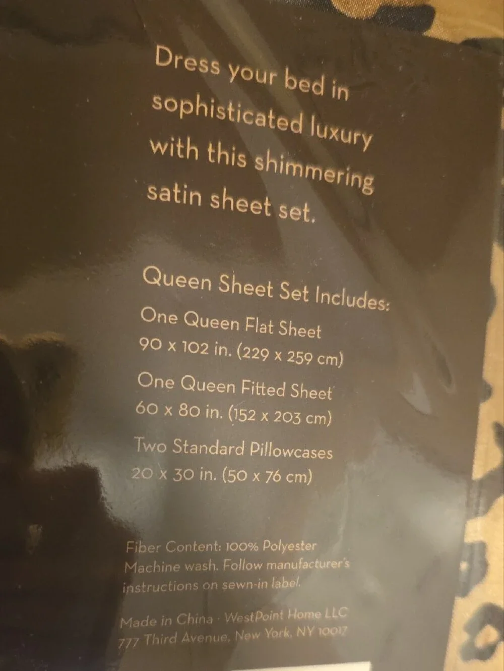 N/A satin luxury